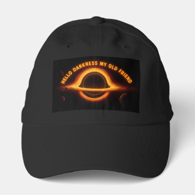 Black Hole Interstellar Conversation Performance Cap (Front)
