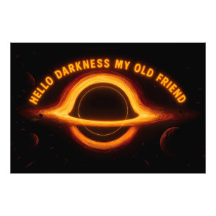 Black Hole Interstellar Conversation Photo Print