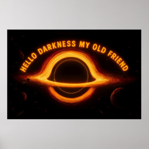 Black Hole Interstellar Conversation Poster