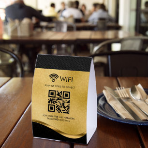 Black Hole Metal & Gold Paper Paper Table Tent