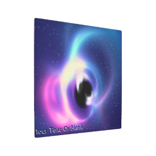 Black Hole Metal Print