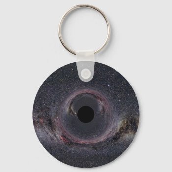 Black Hole Milky Way Keychain by deenies at Zazzle