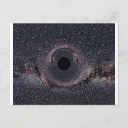Black Hole Milky Way Postcard