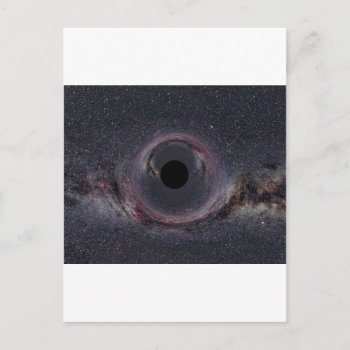 Black Hole Milky Way Postcard by deenies at Zazzle