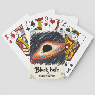 Black Hole of Responsibilities – Funny Space Poker Cards