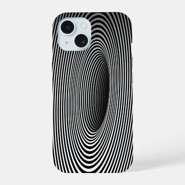 Black Hole Optical Illusion | Custom Iphone Case (Back)