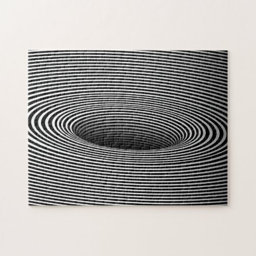 Black Hole  Optical Illusion Jigsaw Puzzle