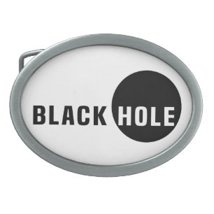 Black Hole Oval Belt Buckle