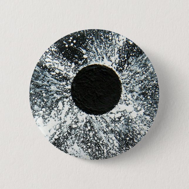 Black Hole Pinback Button (Front)