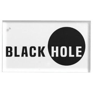 Black Hole Place Card Holder