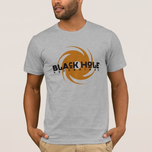 Black Hole Recordings Orange Logo Tee