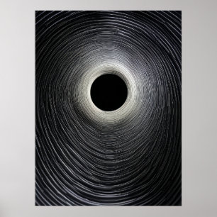 Black Hole Ripples Poster
