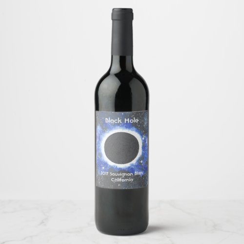 Black Hole Sauvignon Blanc Wine Label