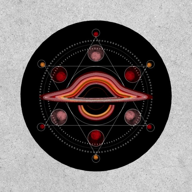 Black Hole Space Art Astronomy Patch (Front)