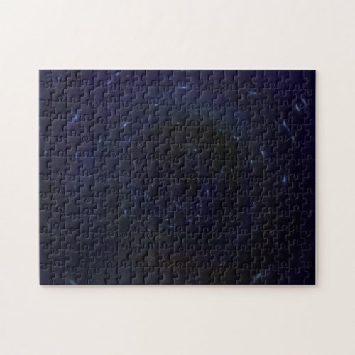 Black Hole Space Background _ Blue Jigsaw Puzzle