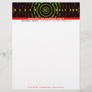 Black Hole Sun Letterhead