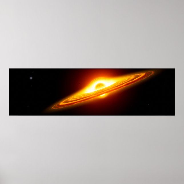 Black Hole - The Ultimate Cosmic Phenomenon Poster (Front)