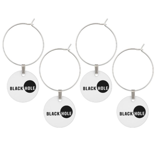 Black Hole Wine Charm (Staggered)