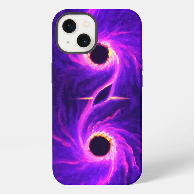 Black holes iPhone case (Back)