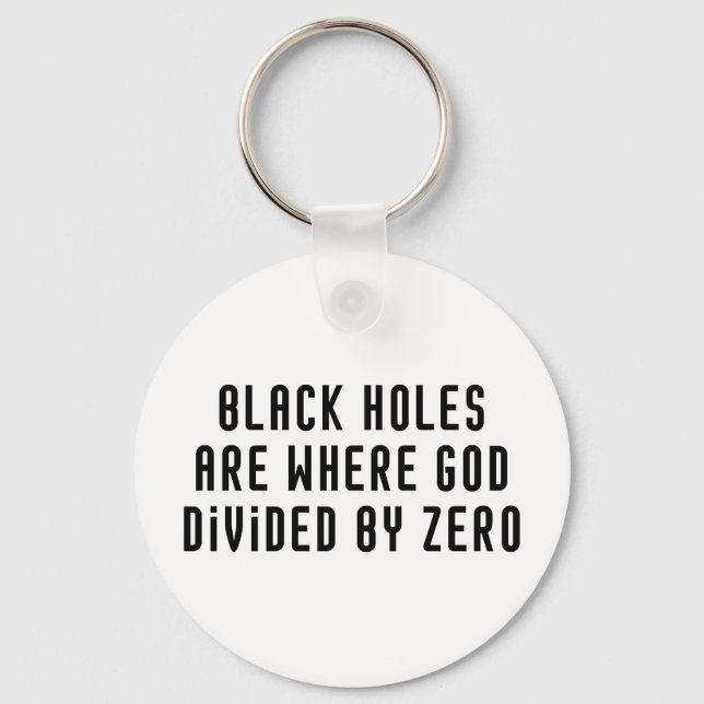 Black Holes Zero Keychain (Front)