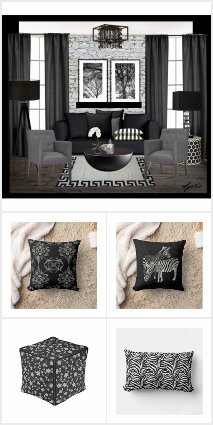 Black Home  Decor