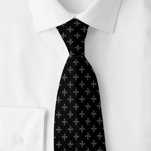 Black Honeysuckle Neck Tie
