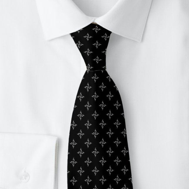 Black Honeysuckle Neck Tie (Creator Uploaded)