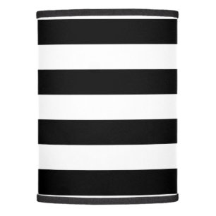 Black Horizontal Stripes Lamp Shade