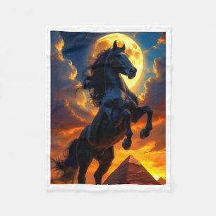 Black Horse and Pyramids Blanket