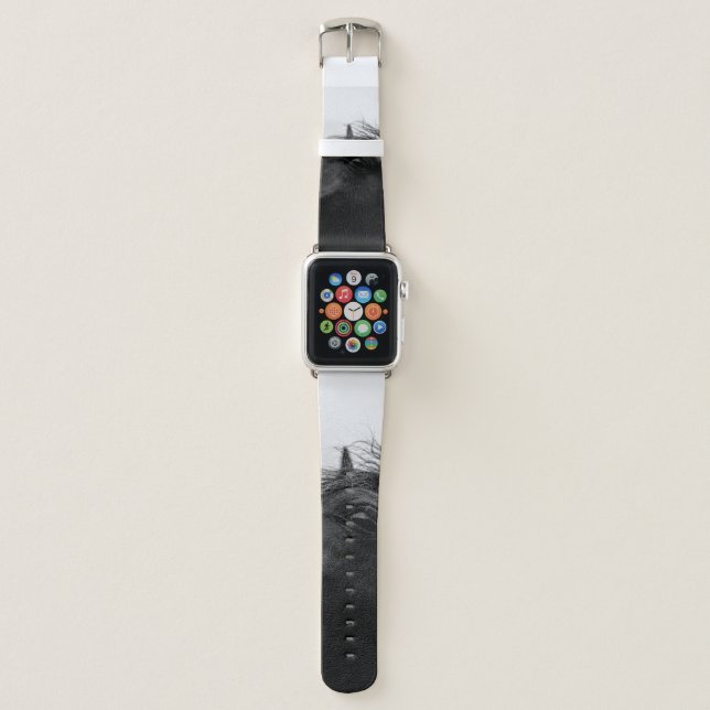 BLACK HORSE APPLE WATCH BAND (Front)