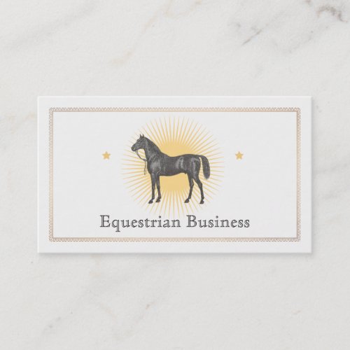 Black Horse Business Card