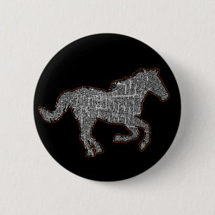 black horse button