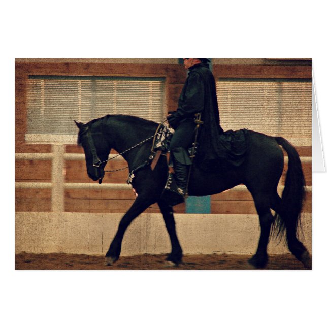 Black Horse Cards (Front Horizontal)