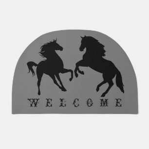 Black Horse Doormat