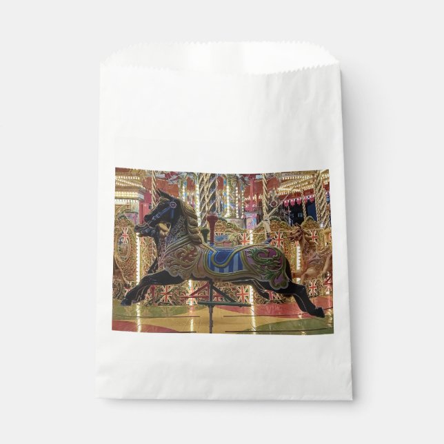 Black horse favor bag (Front)
