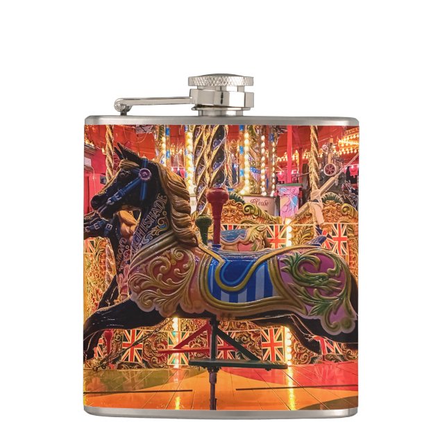 Black horse flask (Front)