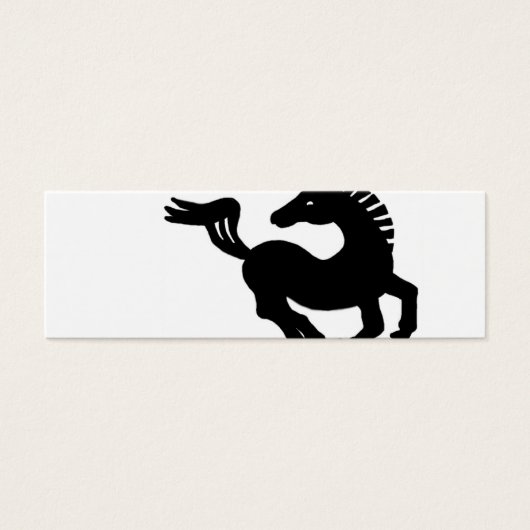 Black horse galloping (Front)