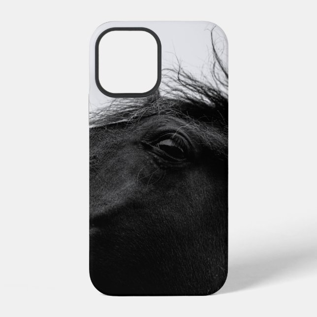BLACK HORSE IPHONE CASE (Back)