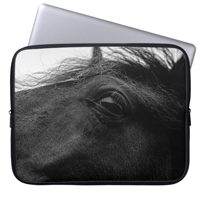 BLACK HORSE LAPTOP SLEEVE (Front)