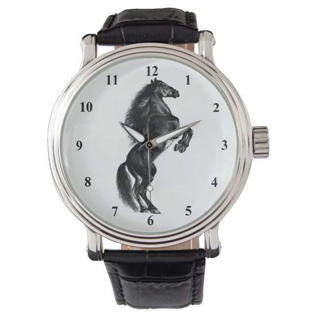 Black Horse Men's Watches (Front)
