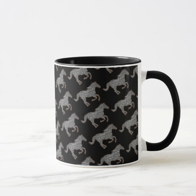 black horse mug (Right)