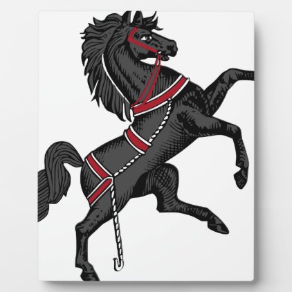 Black Horse Plaque