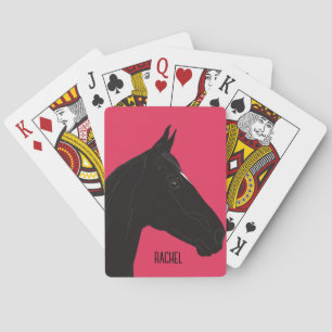 Black Horse Poker Cards