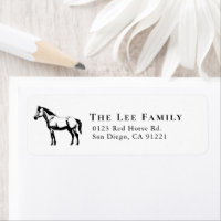 Black Horse Return Address