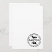 Black horse seal (Front/Back)