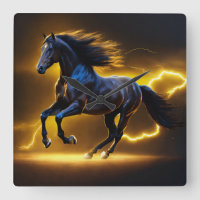 Black horse