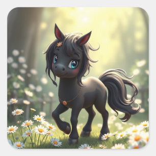 Black Horse Stickers