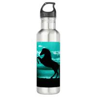 SKY water bottle in dark green