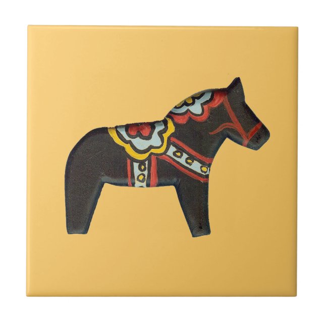 Black Horse Tile (Front)