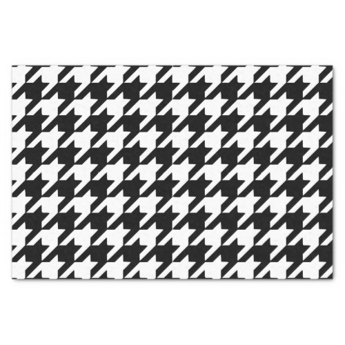 Black Houndstooth Tissue Paper